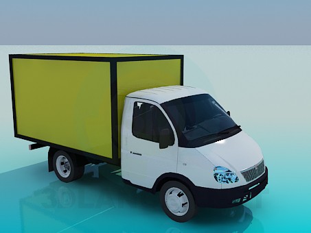 3d model Gazel - preview 3d model Gazel - preview