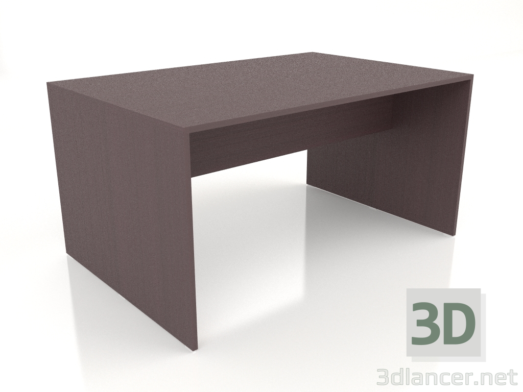 3 डी मॉडल डाइनिंग टेबल 150 (बरगंडी एनोडाइज्ड) - पूर्वावलोकन