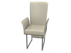 Cantilever chair with armrests 7400