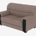 3d model Sofa modular straight - preview