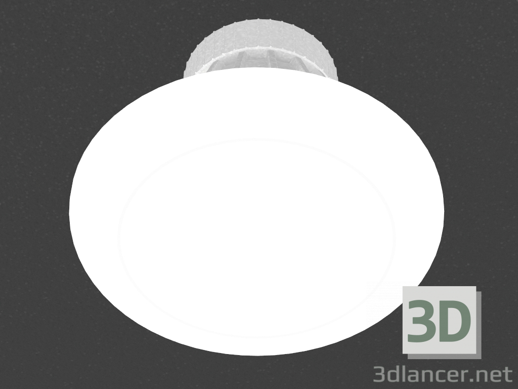 3D modeli Gömme LED armatür (DL18731_10W-Beyaz R Dim) - önizleme