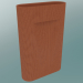 3d model Ridge Vase (H 48.5 cm, Terracotta) - preview
