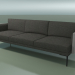 3d model Triple sofa 5247 (two-tone upholstery) - preview