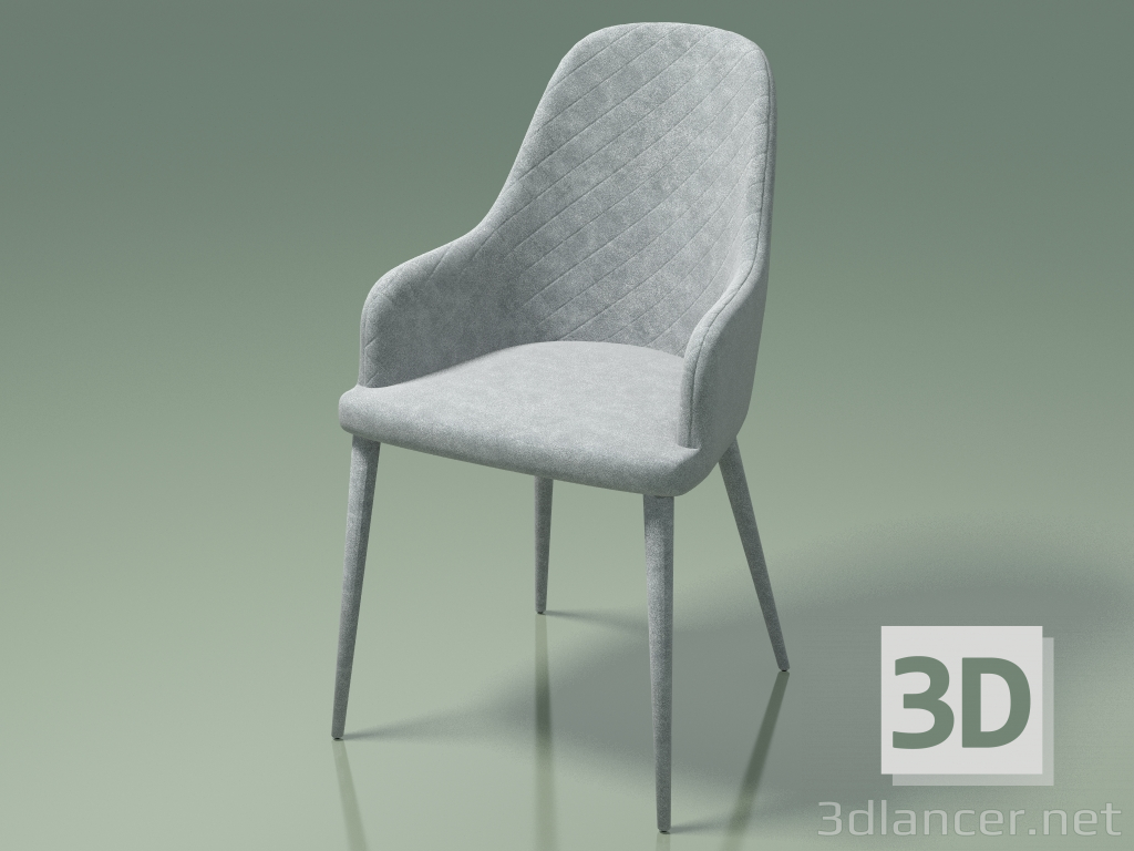 3 डी मॉडल भोजन कुर्सी एलिजाबेथ (111027, ग्रे) - पूर्वावलोकन