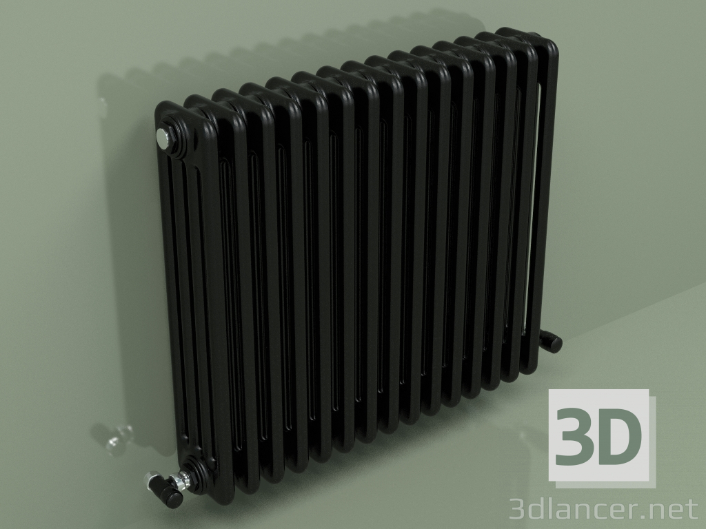 3D Modell Kühler TESI 4 (H 600 15EL, Schwarz - RAL 9005) - Vorschau