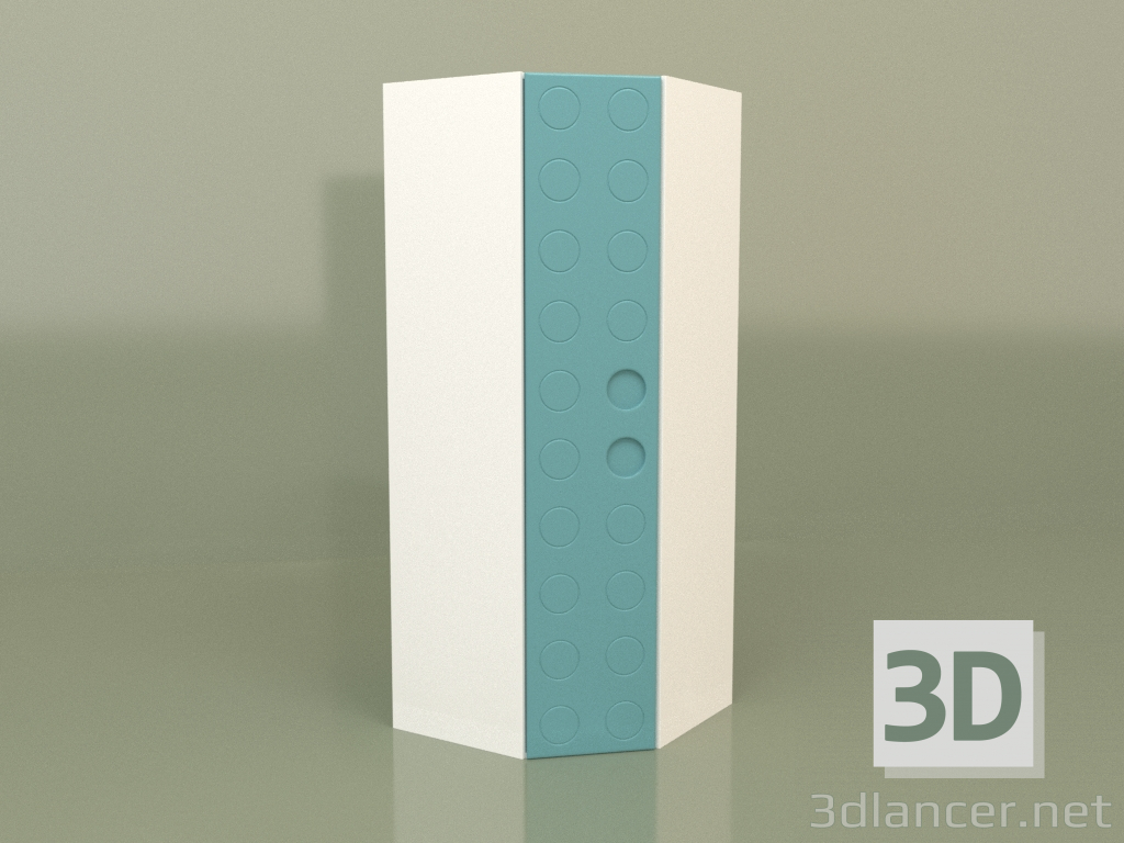 modèle 3D Armoire d'angle pour enfants (Mussone) - preview