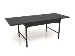 Table à manger DT 09 (2000x840x754, bois noir)