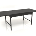 3d model Dining table DT 09 (2000x840x754, wood black) - preview