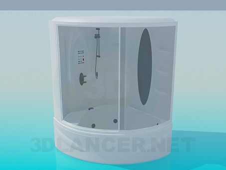 3D modeli Duş kabinler - önizleme
