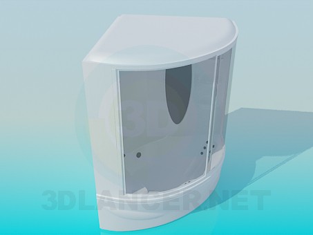 3d модель Душевая кабина – превью 3d модель Душевая кабина – превью