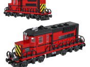 Tren Lego Lokomotif kırmızı