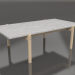 modèle 3D Table basse Eugene (Béton Clair, Chêne Clair et Laiton) - preview