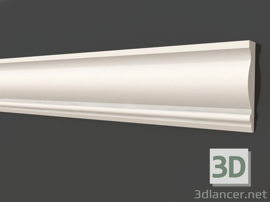 3d model Plaster molding LG 010 (38x10) - preview