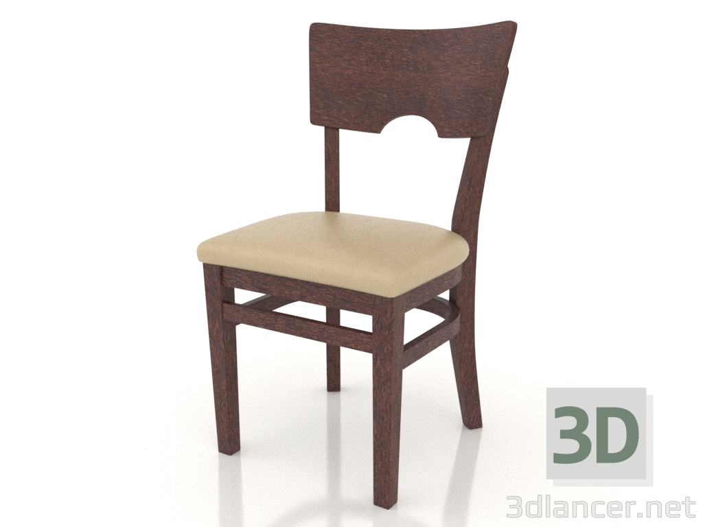 3d model York chair (Walnut) - preview