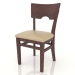 3d model York chair (Walnut) - preview