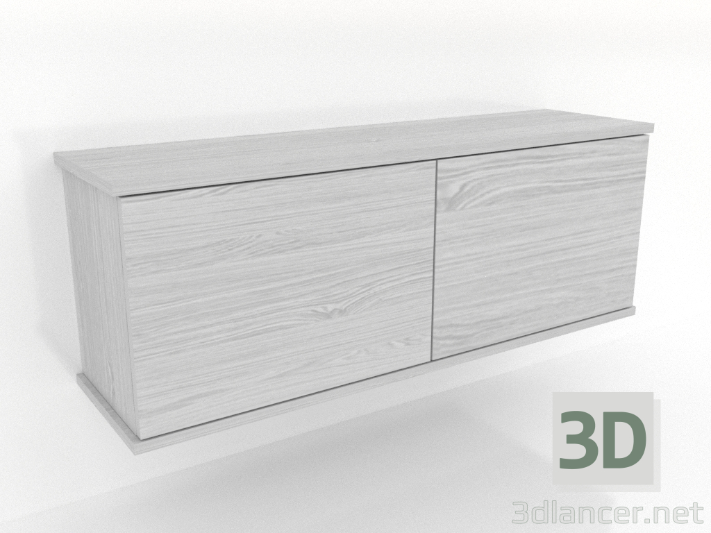 3d модель Підвісна полиця SHELF 1000 мм (білий RAL 9010) – превью 3d модель Підвісна полиця SHELF 1000 мм (білий RAL 9010) – превью