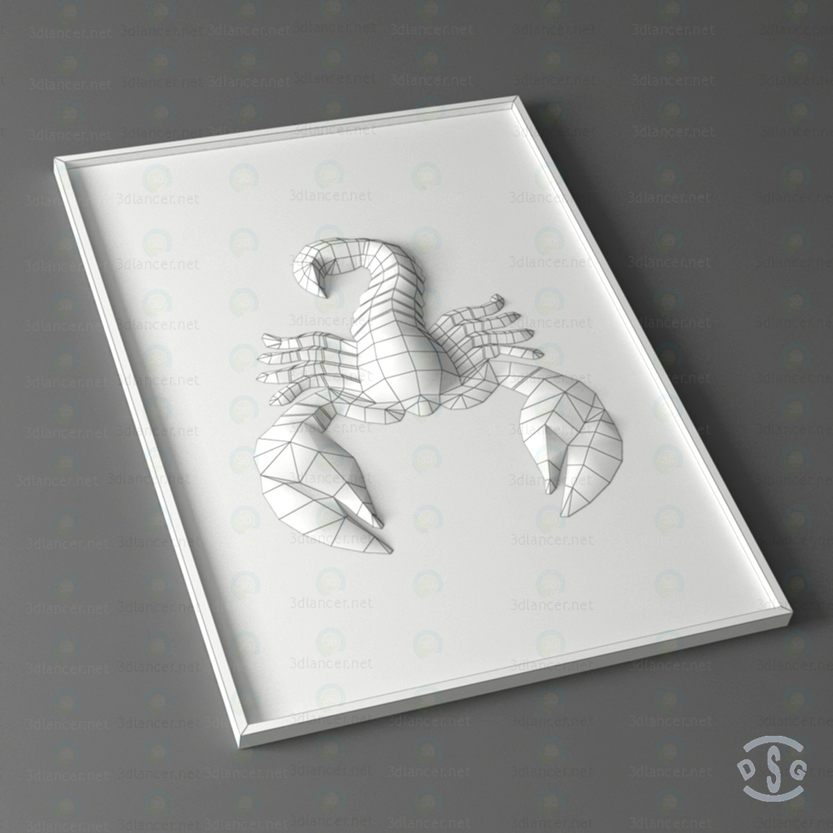 modelo 3D 3D de escorpión - escuchar modelo 3D 3D de escorpión - escuchar