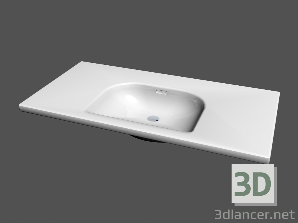 modèle 3D Vivant lavabo L r4 - preview