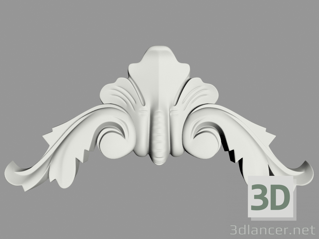 modello 3D Decorazioni murali (F67) - anteprima