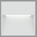 3d model MINISKILL SQUARE recessed wall light (S6250W) - preview