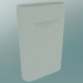 modello 3D Vaso di cresta (H 48,5 cm, bianco sporco) - anteprima