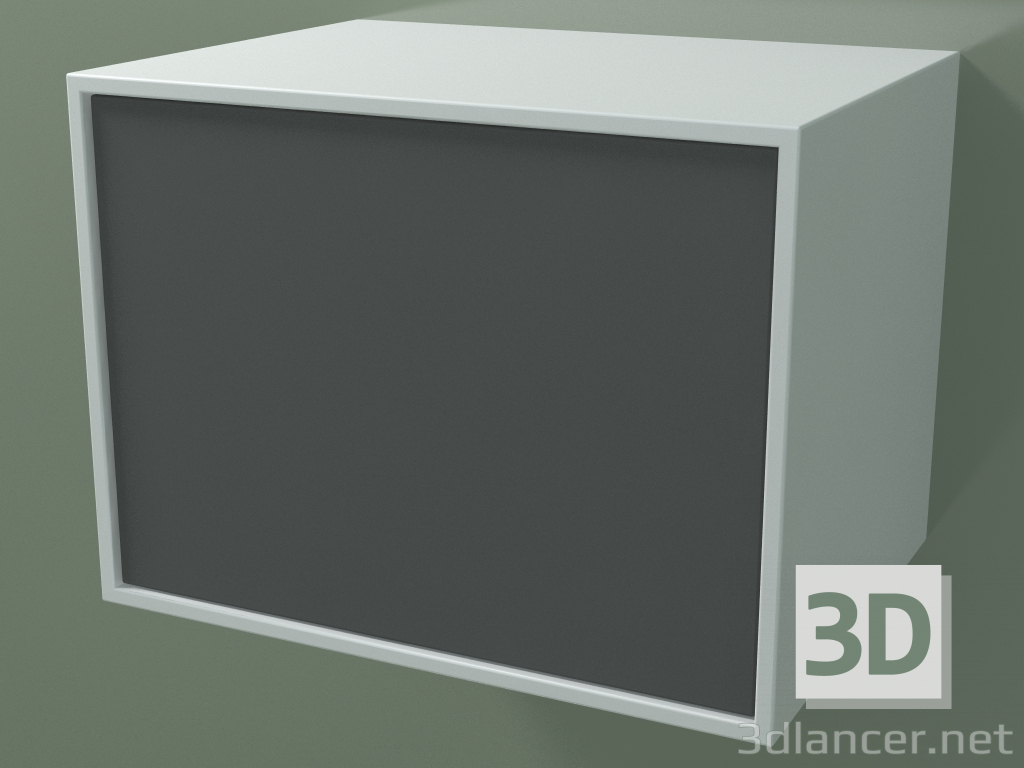 modèle 3D Boîte (8AUABA01, Blanc Glacier C01, HPL P05, L 48, P 36, H 36 cm) - preview