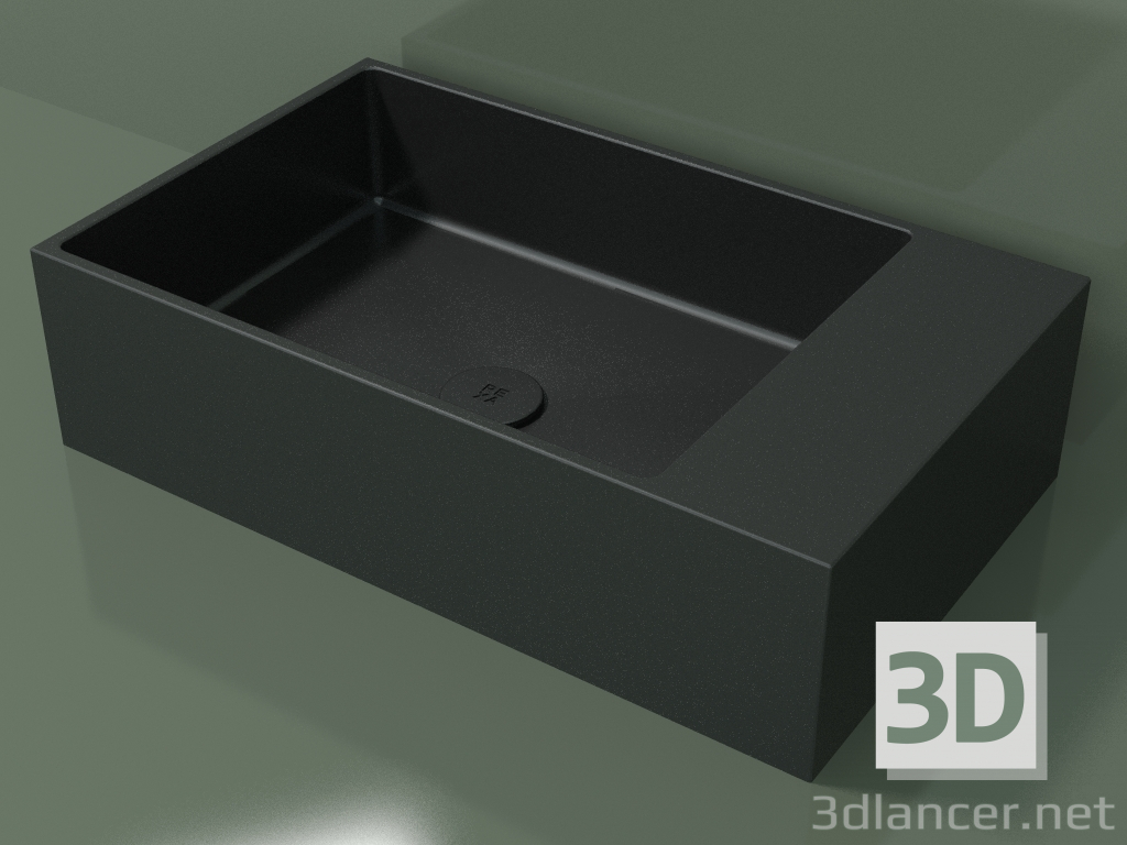 modèle 3D Vasque à poser (01UN31102, Deep Nocturne C38, L 60, P 36, H 16 cm) - preview
