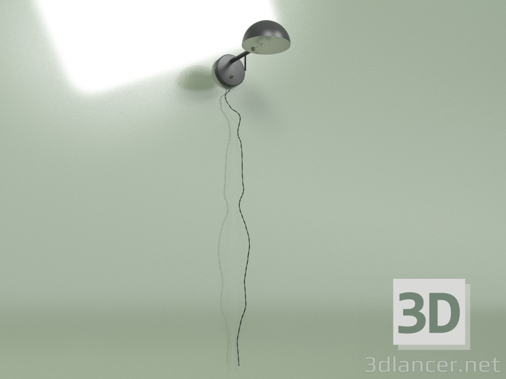 modello 3D Applique Moderna Lampada da Parete - anteprima