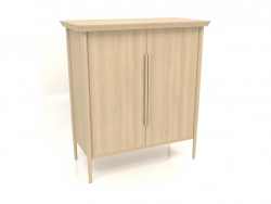 Cabinet MS 04 (1114x565x1245, wood white)