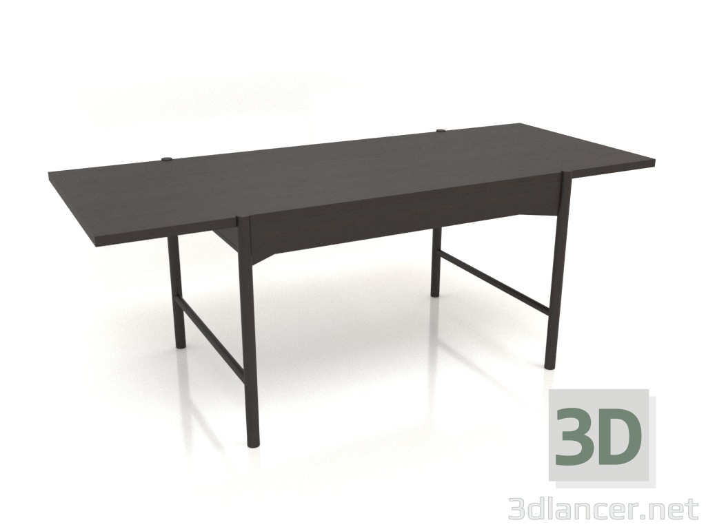 3d модель Стол обеденный DT 09 (2000х840х754, wood brown dark) – превью