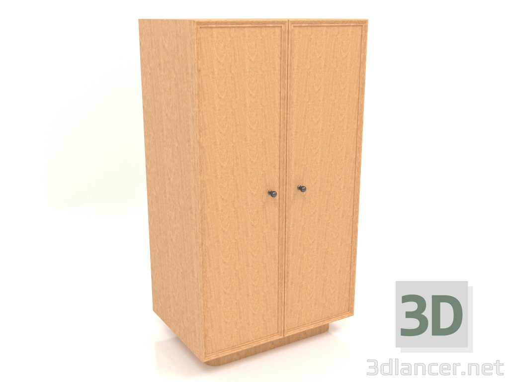 3d модель Шкаф W 04 (602х400х1082, wood mahogany veneer) – превью