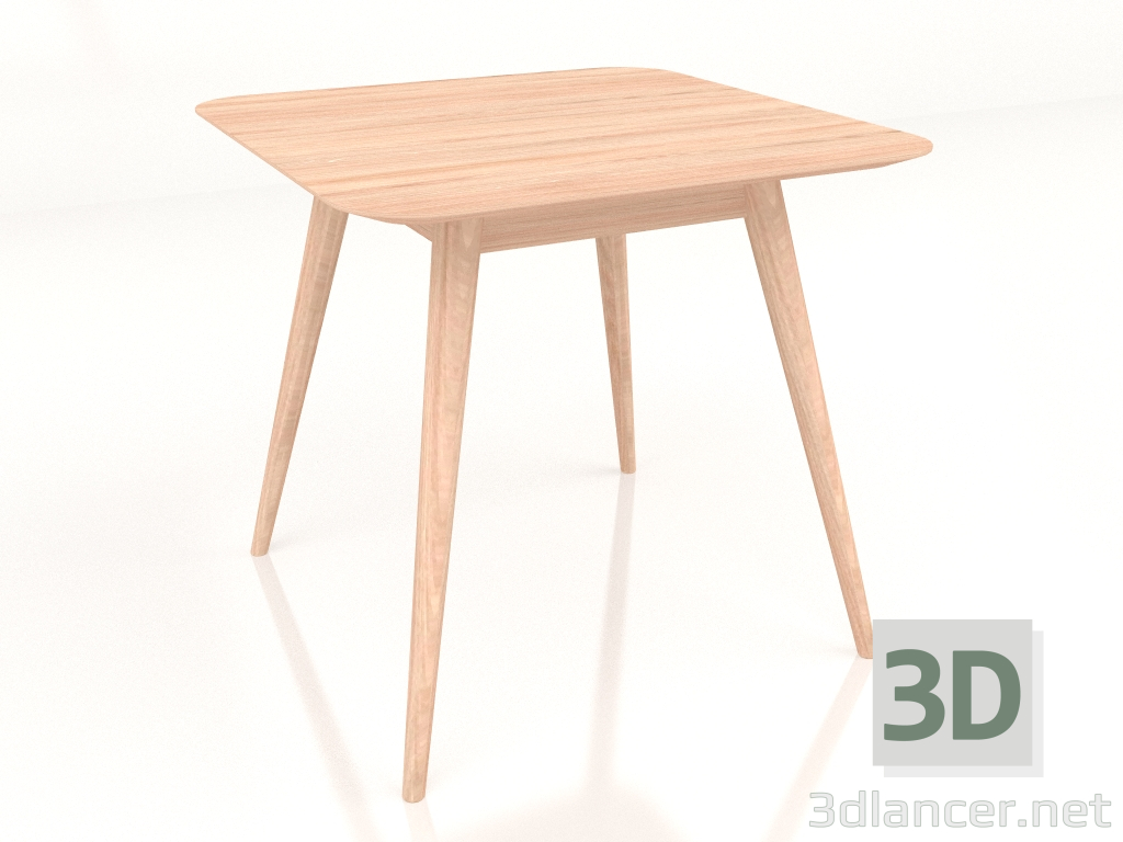 modello 3D Tavolo da pranzo Stafa 80x80 - anteprima