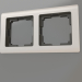 3d model Metallic frame for 2 posts (gloss nickel) - preview