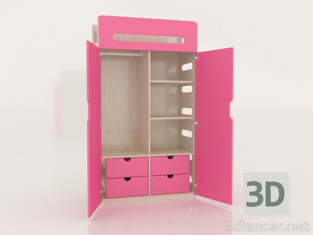 3d model Wardrobe open MOVE WD (WFMWD1) - preview