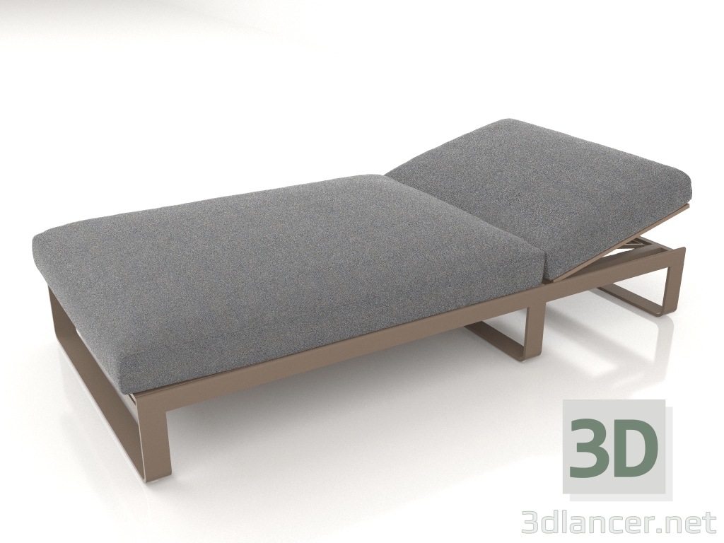 3d model Bed for rest 100 (Bronze) - preview