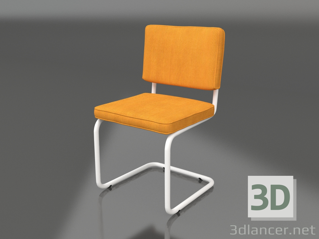 3D modeli Ridge Rib Sandalye (Sarı) - önizleme