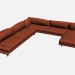 modello 3D Angolo divano Super roy angolare 4 - anteprima