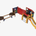 3 डी मॉडल बच्चों का खेल परिसर (4203) - पूर्वावलोकन