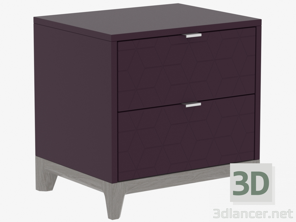 3d model Bedside nightstand CASE (IDC025004329) - preview