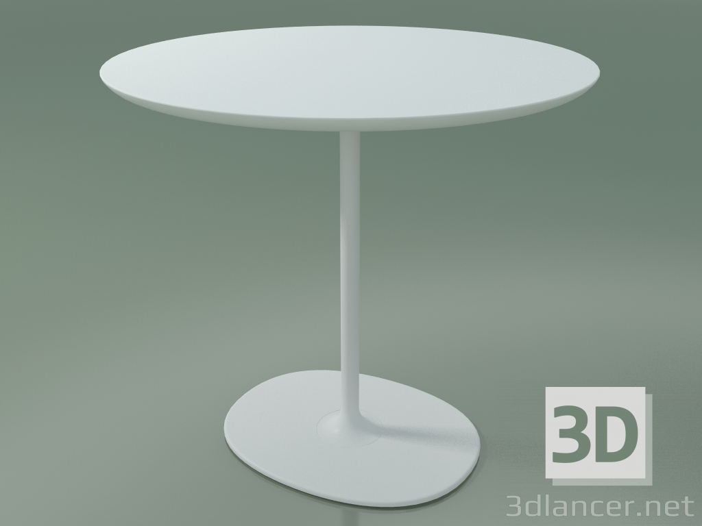 3d model Round table 0656 (H 74 - D 80 cm, M02, V12) - preview