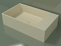 Countertop washbasin (01UN31102, Bone C39, L 60, P 36, H 16 cm)