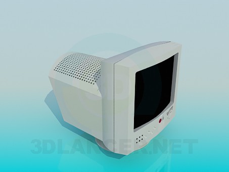 3d модель Компьютерный монитор – превью 3d модель Компьютерный монитор – превью