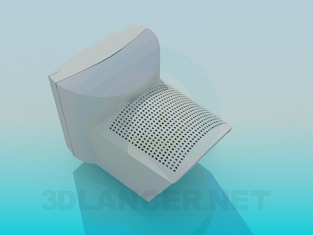 3d модель Компьютерный монитор – превью 3d модель Компьютерный монитор – превью