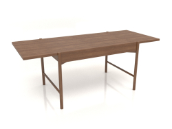 Dining table DT 09 (2000x840x754, wood brown light)