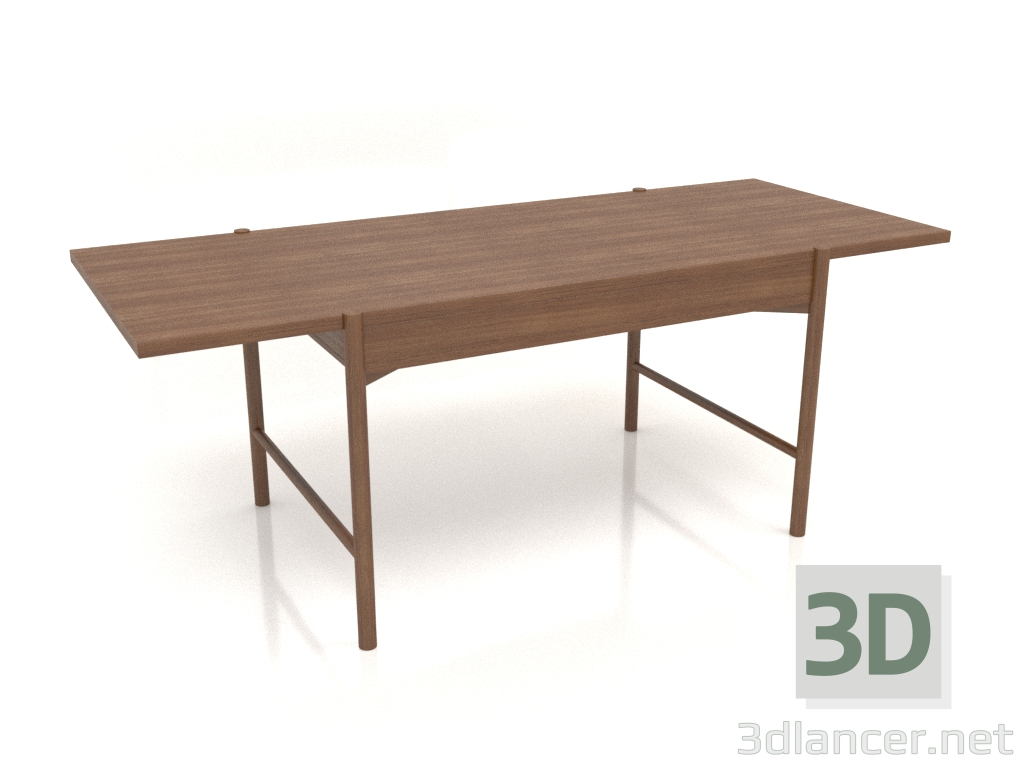 3D modeli Yemek masası DT 09 (2000x840x754, ahşap kahverengi ışık) - önizleme