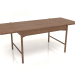 modello 3D Tavolo da pranzo DT 09 (2000x840x754, legno marrone chiaro) - anteprima