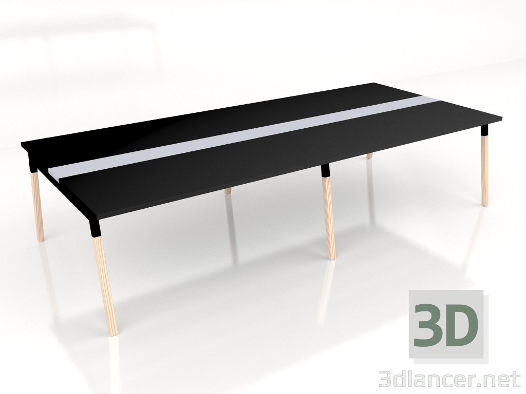 modèle 3D Table de négociation Ogi W Conférence SW46+SW46L (3200x1410) - preview