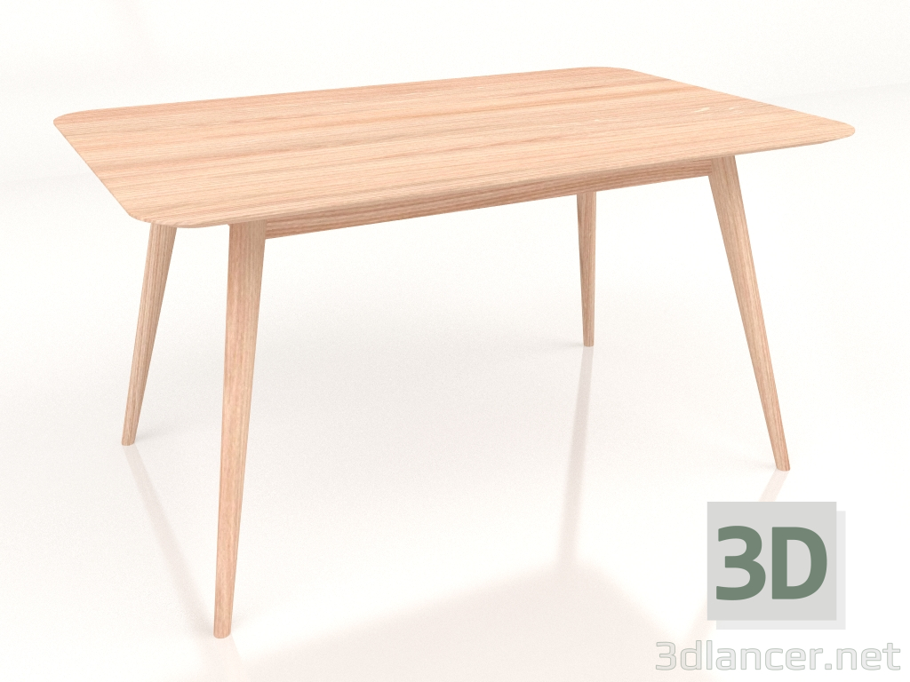 3d model Dining table Stafa 140 - preview