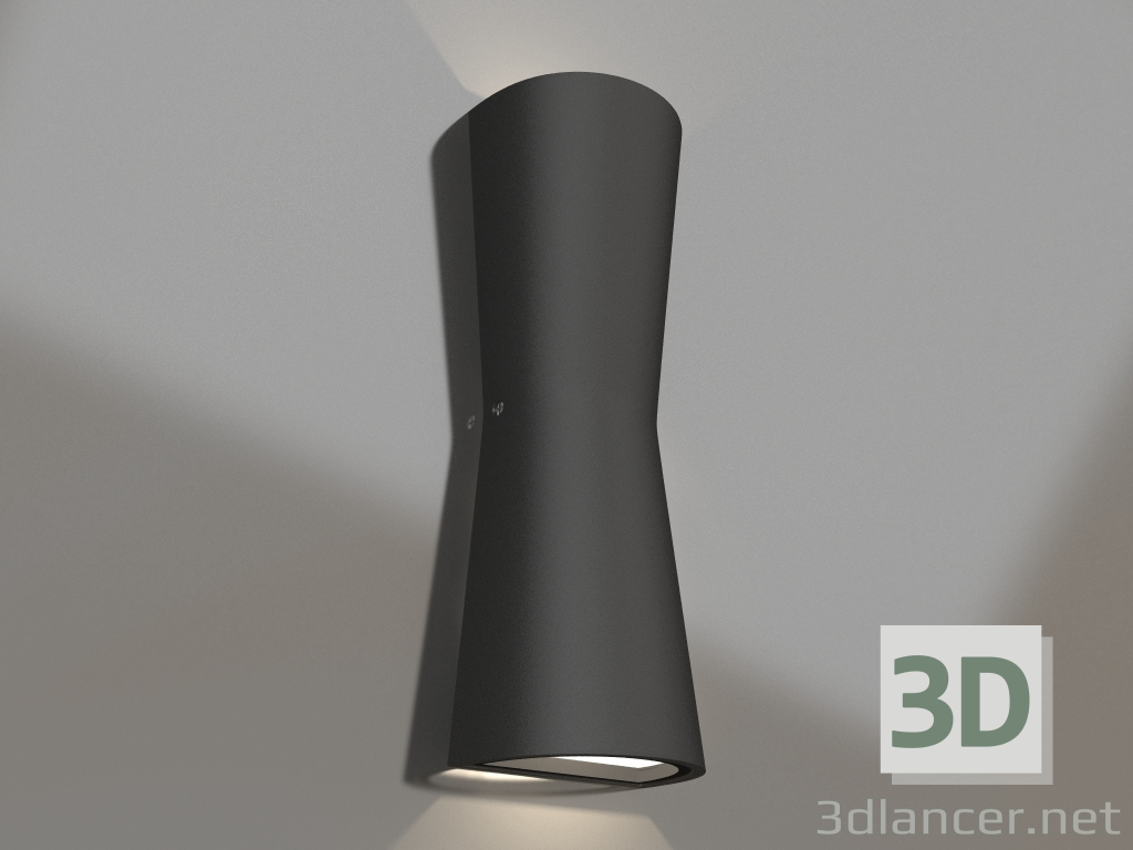 modello 3D Lampada LGD-Wall-Tub-J2B-12W Bianco Caldo - anteprima