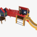 3d модель Детский игровой комплекс (4204) – превью